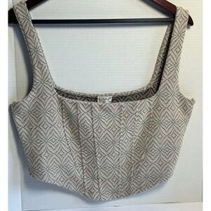 Free People Intimately Women's Corset tank L. Preowned.